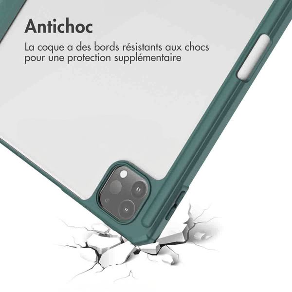 imoshion Coque tablette rigide Trifold Apple iPad Pro 12.9 (2018/2020/2021/2022) - Vert