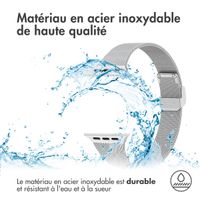 imoshion Bracelet pliant Milanese Apple Watch | 38/40/41/42 mm - Argent
