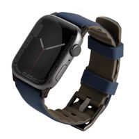 Uniq Bracelet Linus AiroSoft™ en silicone Apple Watch | 44/45/46/49 mm - Nautical Blue