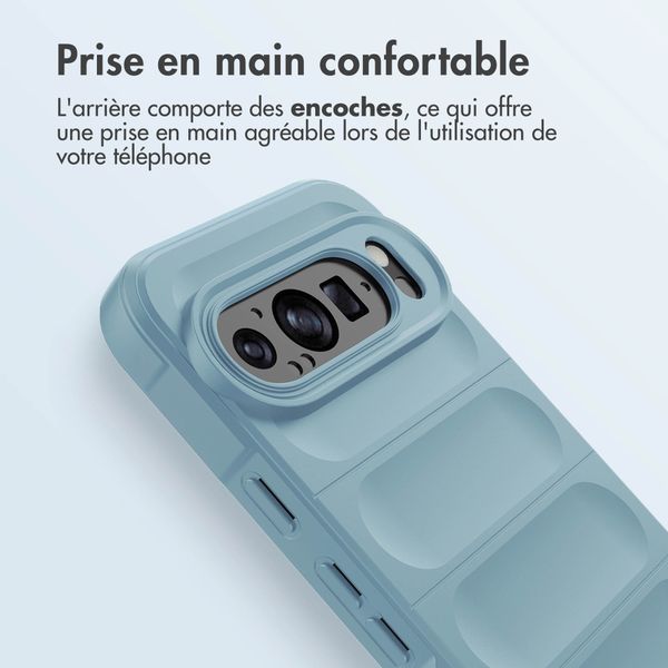 imoshion EasyGrip Backcover Google Pixel 9 / 9 Pro - Bleu clair