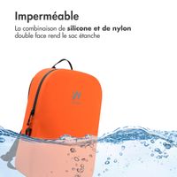 imoshion Sac à dos Hermétique et Étanche 20L - Grand - Orange abricot