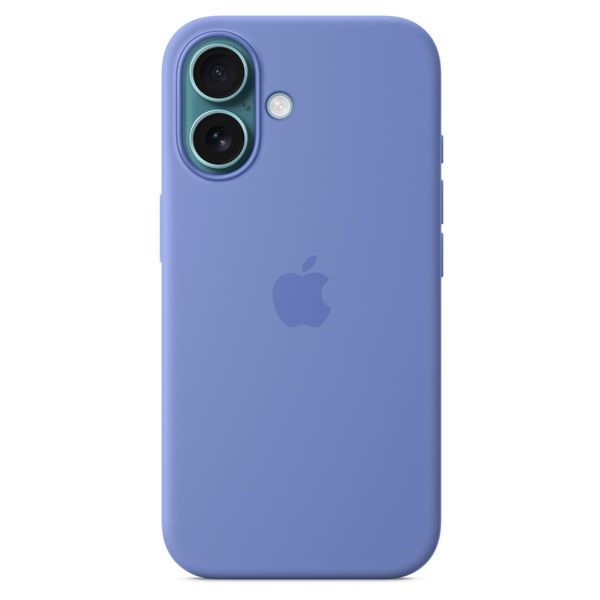Apple Coque en silicone MagSafe Apple iPhone 16 - Periwinkle