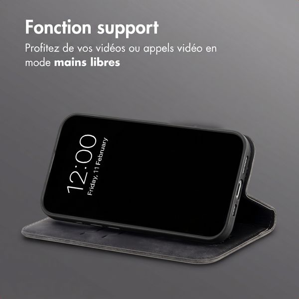 imoshion Étui de téléphone portefeuille Slim Oppo Find X9 Ultra - Noir