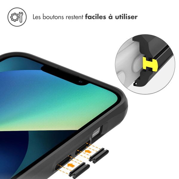 imoshion Coque Rugged Hybrid Apple iPhone 13 Pro Max - Noir