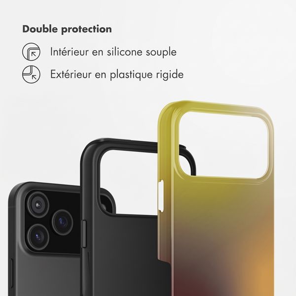 Selencia Coque arrière Vivid Apple iPhone 17 Pro - Gradient Olive Dust