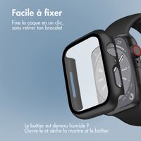 imoshion Coque rigide à couverture complète Apple Watch 7 / 8 / 9 - 45 mm - Noir
