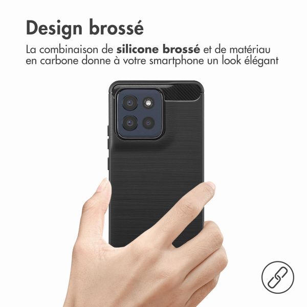 imoshion Coque Brushed Motorola Moto G86 Power - Noir