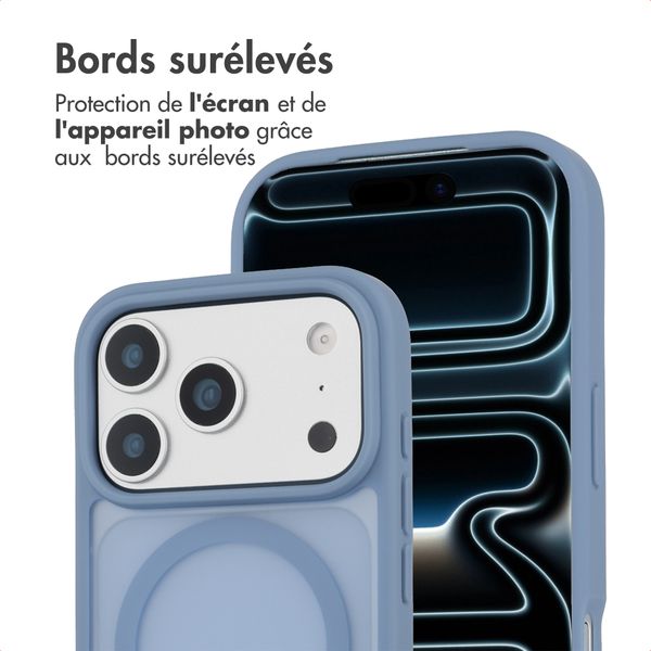imoshion Coque Color Guard avec MagSafe Apple iPhone 17 Pro Max - Bleu clair