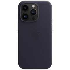 Apple Coque Leather MagSafe Apple iPhone 14 Pro - Ink