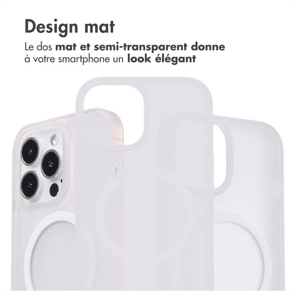 imoshion Coque Color Guard avec MagSafe Apple iPhone 13 Pro - Blanc