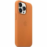 Apple Coque Leather MagSafe Apple iPhone 13 Pro Max - Golden Brown