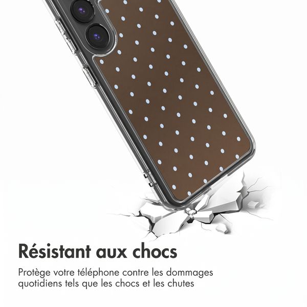 imoshion Coque Design Samsung Galaxy S24 - Polka Dot Bruin