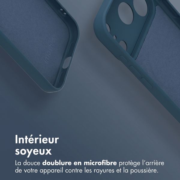 imoshion Coque Couleur avec MagSafe Apple iPhone 18 Pro / 17 Pro - Bleu foncé