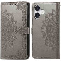 imoshion Etui de télephone Mandala Apple iPhone 16 - Gris