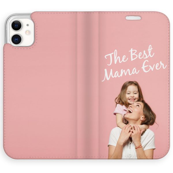 Concevez votre propre housse portefeuille Apple iPhone 11 - Blanc