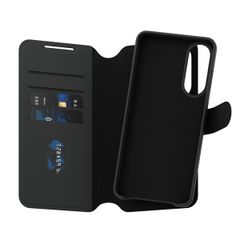 CARE by PanzerGlass Étui de télephone portefeuille Tango 2 en 1 avec MagSafe Samsung Galaxy S25 Edge - Black