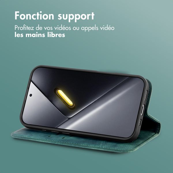 imoshion Étui de téléphone portefeuille Slim Xiaomi Poco X8 Pro - Vert