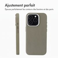 Accezz Coque arrière Mesh avec MagSafe Apple iPhone 15 Pro - Gris foncé