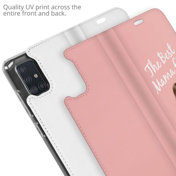 Concevez votre propre housse portefeuille Samsung Galaxy A51 - Blanc