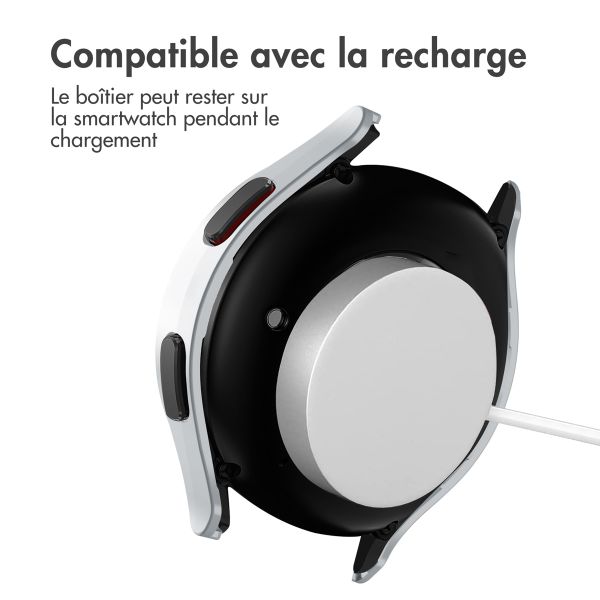 imoshion Coque rigide à couverture complète Samsung Galaxy Watch 4 - 40 mm - Argent