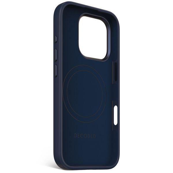 Decoded Coque en silicone MagSafe Apple iPhone 16 Pro - Blue Print