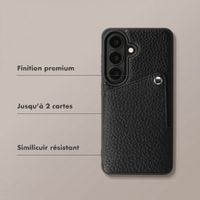 Selencia Coque Riva avec porte-cartes Samsung Galaxy S26 Plus - Noir