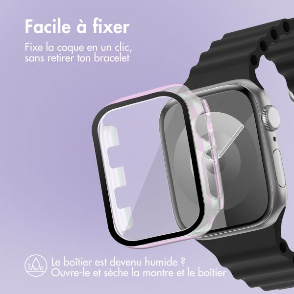 imoshion Coque rigide brillante à couverture complète Apple Watch 1 / 2 / 3 - 42 mm - Pearlescent