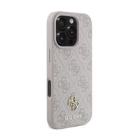 Guess Coque 4G Metal Logo MagSafe Apple iPhone 16 Pro - Rose