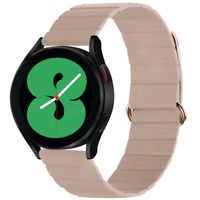 imoshion Bracelet en cuir magnétique Samsung Galaxy Watch 7 40/44 mm - Beige