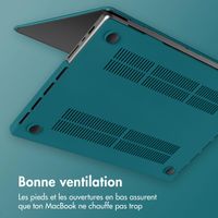 imoshion Coque rigide Apple MacBook Air 13 pouces (2018-2020) - Petrol Green