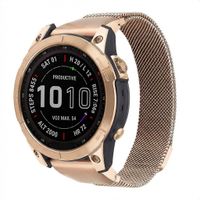 imoshion Bracelet QuickFit® Milanais  - Connexion Garmin 22 mm - Taille L/XL - Rose Gold