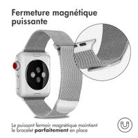 imoshion Bracelet magnétique milanais Apple Watch | 38/40/41/42 mm - Taille M - Argent