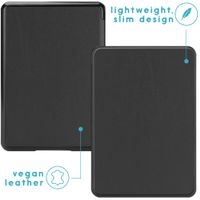 imoshion Étui de liseuse portefeuille Slim Hard Amazon Kindle Paperwhite (2018) - Noir