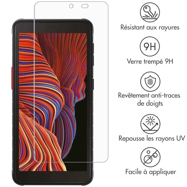 Accezz Protection d'écran en verre trempé Samsung Galaxy Xcover 5
