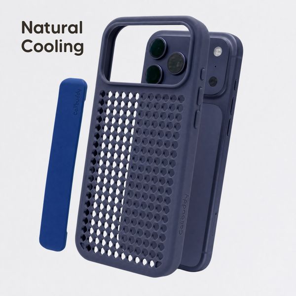 Callbuddy Coque avec strap Apple iPhone 17 Pro Max - Deep Marine