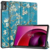 imoshion Coque tablette Design Trifold Lenovo Tab M10 5G - Green Plant