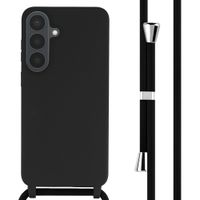 imoshion Coque en silicone avec cordon Samsung Galaxy S26 FE - Noir