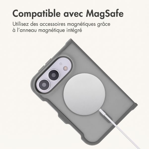 imoshion Coque Color Guard avec MagSafe Apple iPhone Duo - Gris