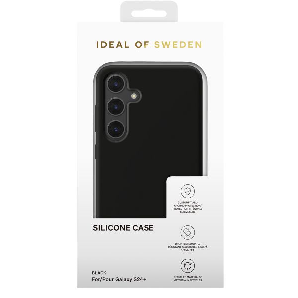 iDeal of Sweden Coque Silicone Samsung Galaxy S24 Plus - Noir
