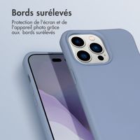 imoshion Coque de couleur avec cordon amovible Apple iPhone 14 Pro Max - Ash Blue