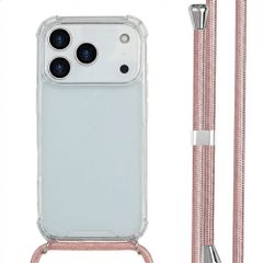 imoshion Coque arrière transparente avec cordon Apple iPhone 17 Pro - Rose Doré