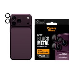 PanzerGlass Hoops Optic Rings Protection caméra Apple iPhone 18 Pro (Max) - Black