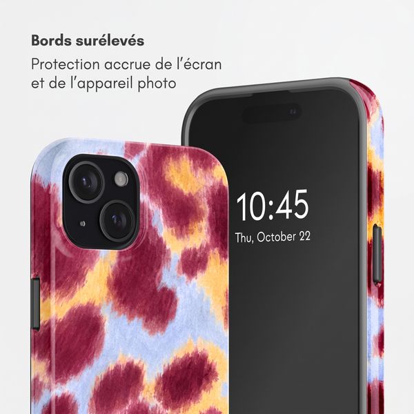 Selencia Coque arrière Vivid avec MagSafe Apple iPhone 15 - Rebel Crush