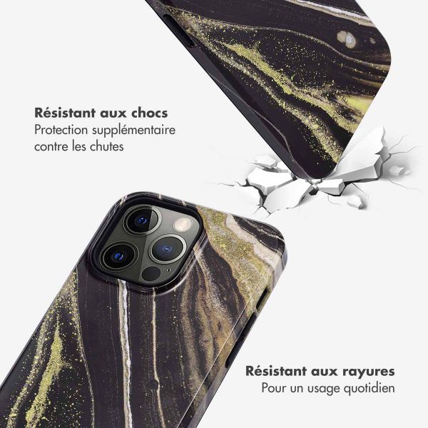 Selencia Coque arrière Vivid Apple iPhone 14 Pro Max - Chic Marble