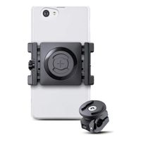 SP Connect Support de téléphone Mirror Mount Bundle avec Universal Clamp SPC+ pour Scooter - Noir