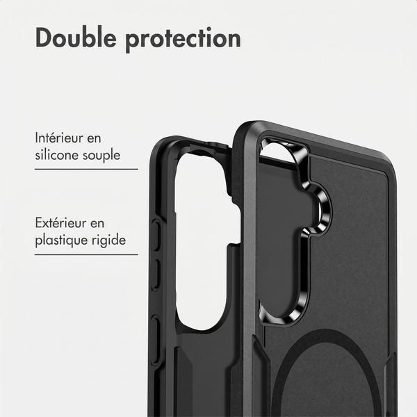 imoshion Coque arrière avec MagSafe Samsung Galaxy S25 / S24 - Noir