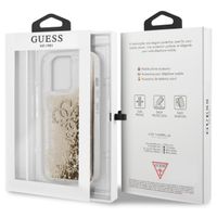 Guess Coque 4G Logo Liquid Glitter Apple iPhone 13 Pro - Doré