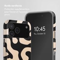 Selencia Coque arrière Vivid avec MagSafe Apple iPhone 18 Pro Max / 17 Pro Max - Art Wave Black