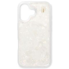 iDeal of Sweden Coque Pearlized Apple iPhone 16 - Blanc
