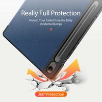 Dux Ducis Coque tablette Domo Samsung Galaxy Tab S10 FE / S9 FE - Bleu foncé